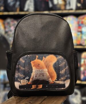 کوله پشتی چرم طرح FOXY
