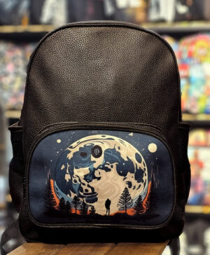 کوله پشتی چرم طرح MOON