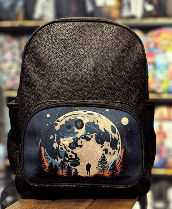 کوله پشتی چرم طرح MOON