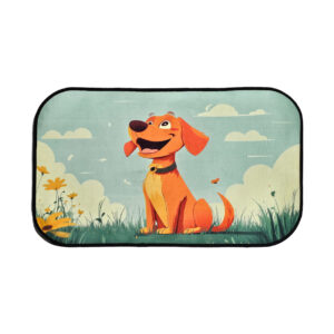 پادری مخمل نمدی طرح HAPPY DOG