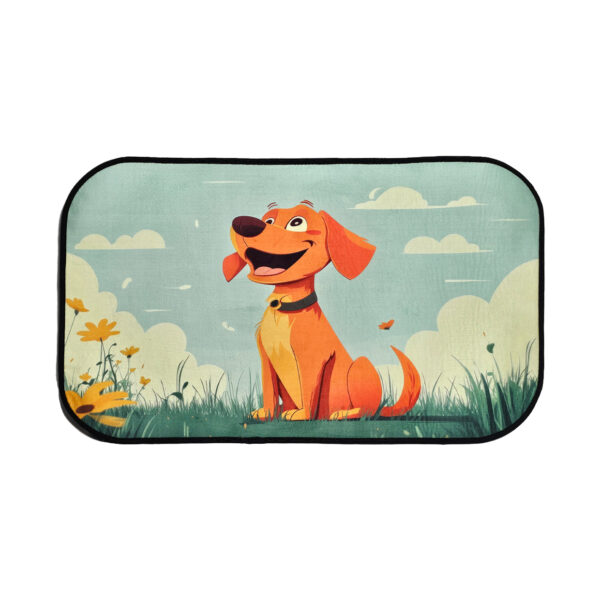 پادری مخمل نمدی طرح HAPPY DOG