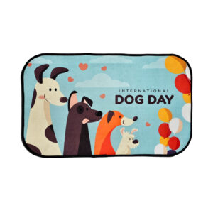 پادری مخمل نمدی طرح DOG DAY