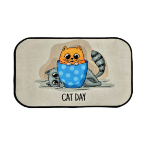 پادری مخمل نمدی طرح CAT DAY