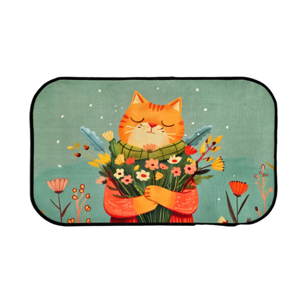 پادری مخمل نمدی طرح CAT FLOW