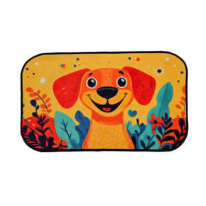 پادری مخمل نمدی طرح HAPPY DOG