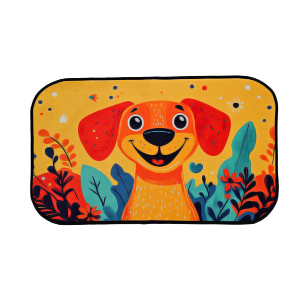 پادری مخمل نمدی طرح HAPPY DOG
