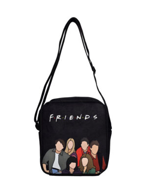 کیف رودوشی مخمل کوچک طرح  FRIENDS
