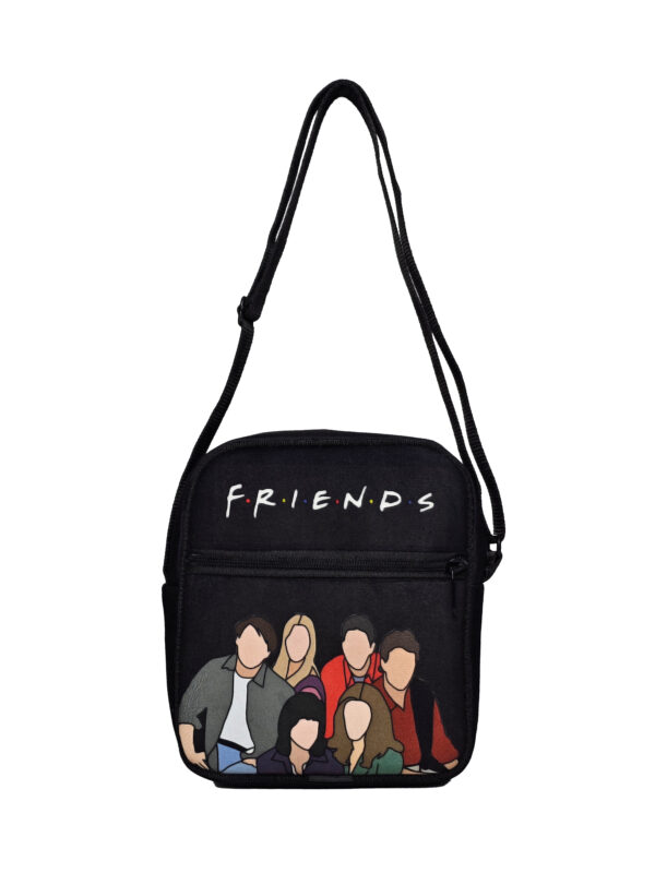 کیف رودوشی مخمل کوچک طرح  FRIENDS