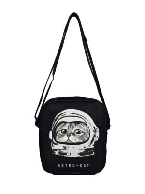 کیف رودوشی مخمل کوچک طرح ASTRO CAT