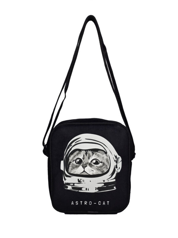 کیف رودوشی مخمل کوچک طرح ASTRO CAT