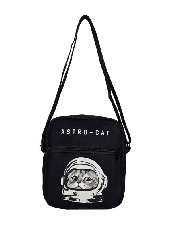 کیف رودوشی مخمل کوچک طرح ASTRO CAT