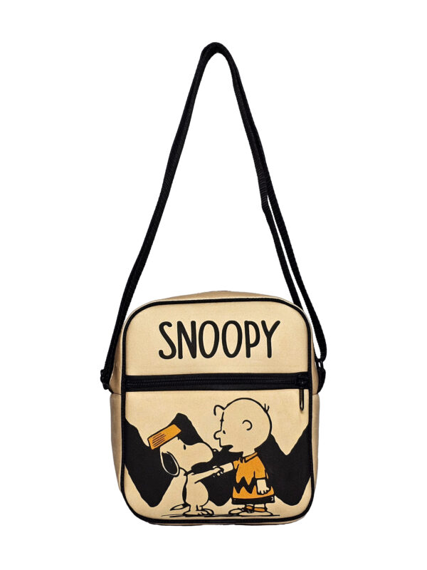کیف رودوشی مخمل کوچک طرح  SNOOPY