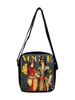 کیف رودوشی مخمل کوچک طرح VOGUE