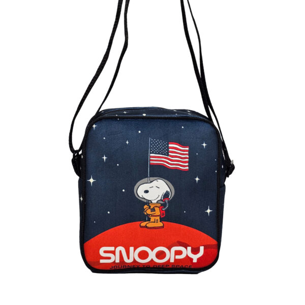 کیف رودوشی مخمل کوچک طرح SNOOPY