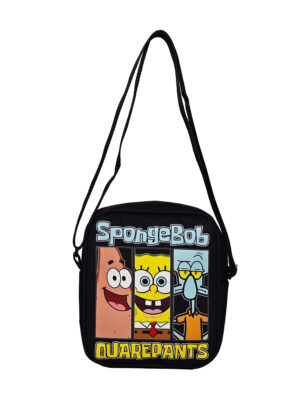 کیف رودوشی مخمل کوچک طرح SPONGE BOB
