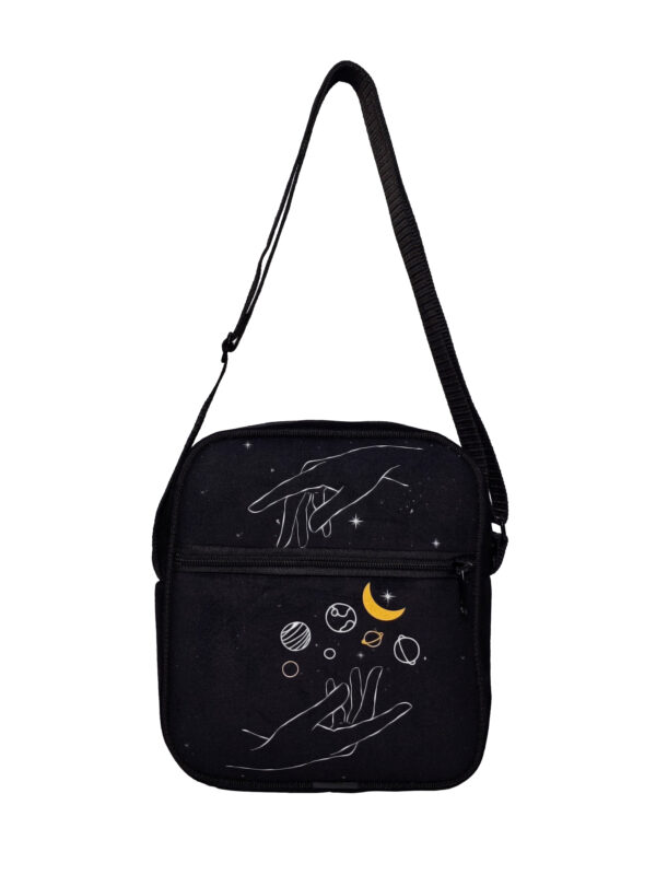 کیف رودوشی مخمل کوچک طرح ASTROLOGY