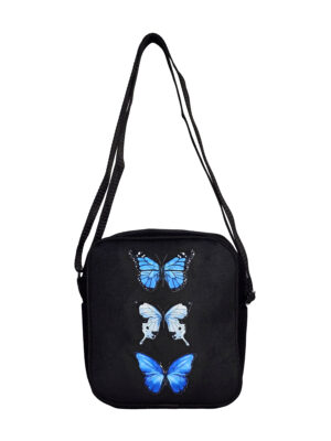 کیف رودوشی مخمل کوچک طرح MORPHO