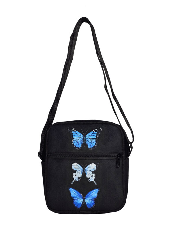 کیف رودوشی مخمل کوچک طرح MORPHO