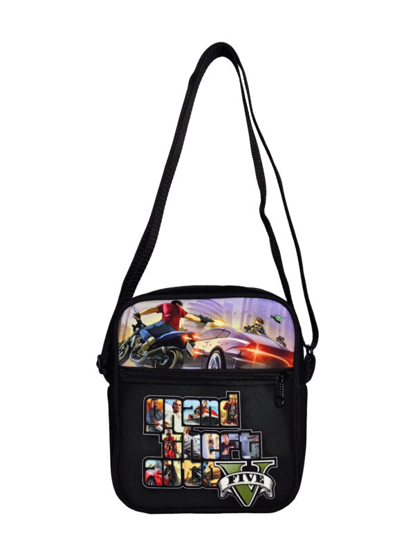 کیف رودوشی مخمل کوچک طرح  GTA V