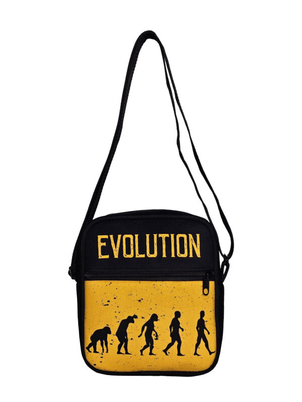 کیف رودوشی مخمل کوچک طرح EVOLUTION
