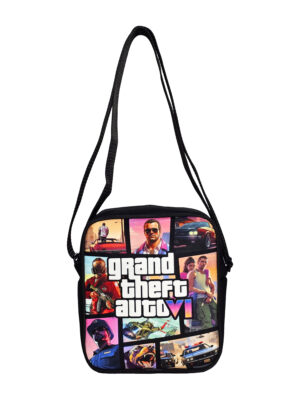 کیف رودوشی مخمل کوچک طرح  GTA VI