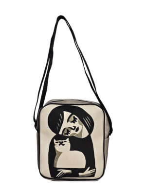 کیف رودوشی مخمل کوچک طرح CAT LOVER