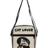 کیف رودوشی مخمل کوچک طرح CAT LOVER