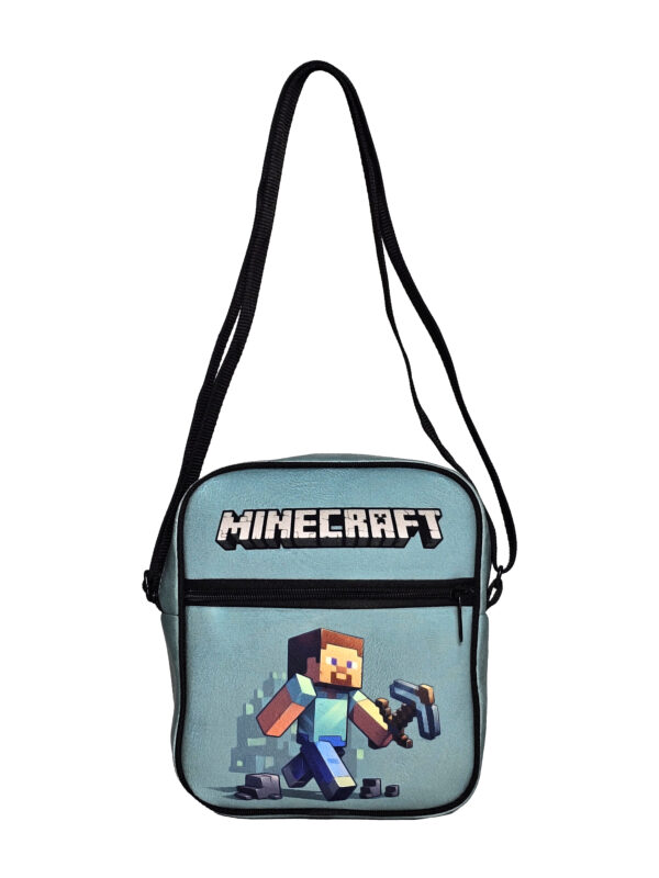 کیف رودوشی مخمل کوچک طرح  MINECRAFT