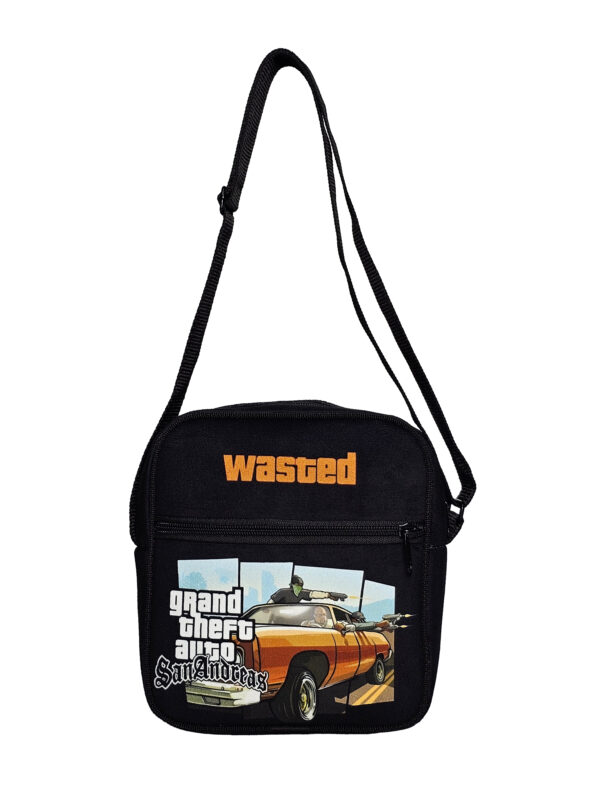 کیف رودوشی مخمل کوچک طرح GTA S.A