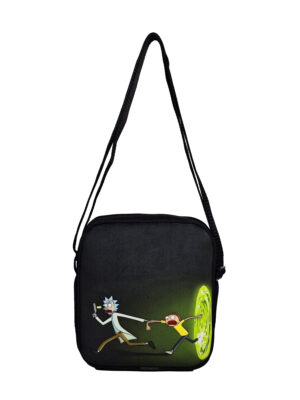 کیف رودوشی مخمل کوچک طرح RICK MORTY