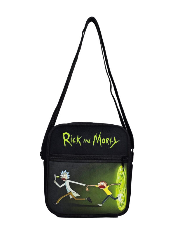 کیف رودوشی مخمل کوچک طرح RICK MORTY