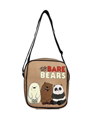 کیف رودوشی مخمل کوچک طرح  BARE BEARS