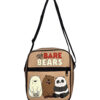 کیف رودوشی مخمل کوچک طرح  BARE BEARS
