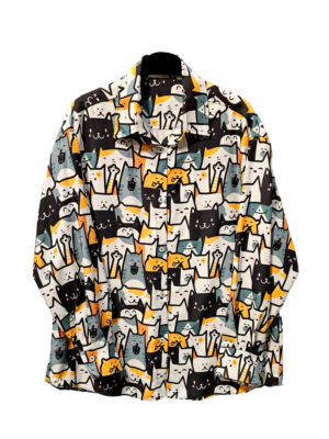 پیراهن فانتزی طرح YELLOW CAT
